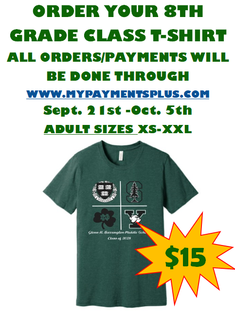 Order online Sept 21-Oct 5th. 
